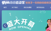 小小運(yùn)動(dòng)館網(wǎng)站建設(shè)
